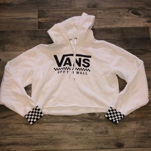Vans Cropped Checkered Hoodie